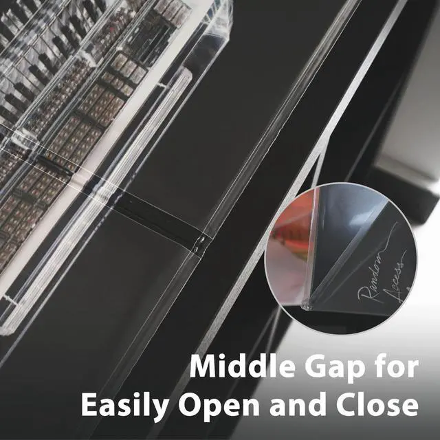 Alt view image 3 of 5 - TAKMORK Gatefold Record Albums Outer Sleeves: Plastic Record Sleeves for 12-inch Vinyl Storage 3 Mil Thick Clear Album Cover Protectors, 50pcs