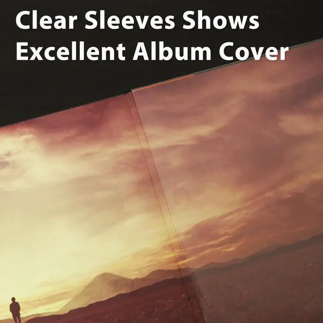 Alt view image 4 of 5 - TAKMORK Gatefold Record Albums Outer Sleeves: Plastic Record Sleeves for 12-inch Vinyl Storage 3 Mil Thick Clear Album Cover Protectors, 50pcs