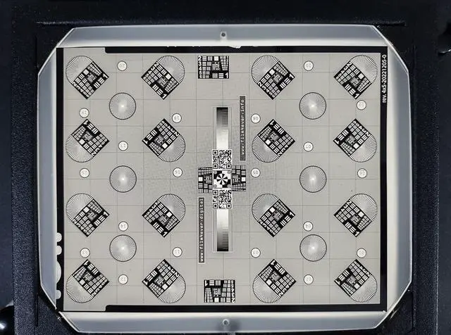 Alt view image 5 of 5 - Digitize 4x5 Slides with Focus Checker by Vlads Test Target. Excellent Aid for Focusing DSLR/mirrorless Cameras. Digitize Your Priceless Slides & Negatives w/The Highest Sharpness. 4x5 Sheet.