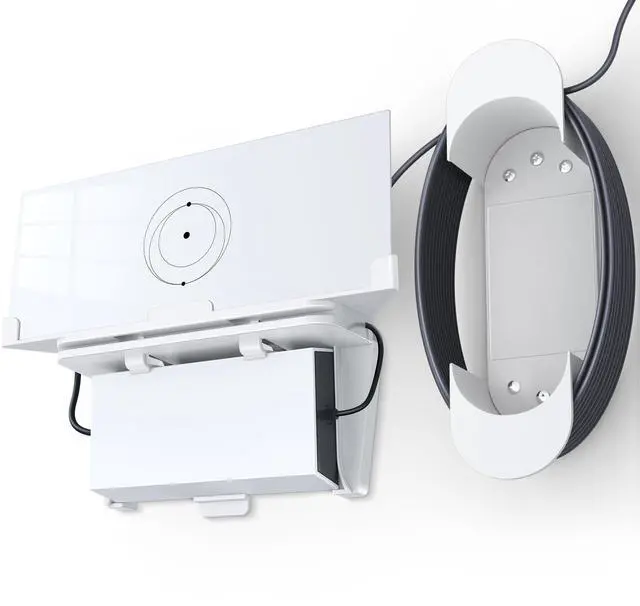 Main image of Starlink Gen 3 Router Mount 2 in 1, with Cable Caddy, Starlink Standard V3 Mesh Router and Star Link Gen 3 Power Supply Mounting Kit, Wall Holder Mesh Node Holder