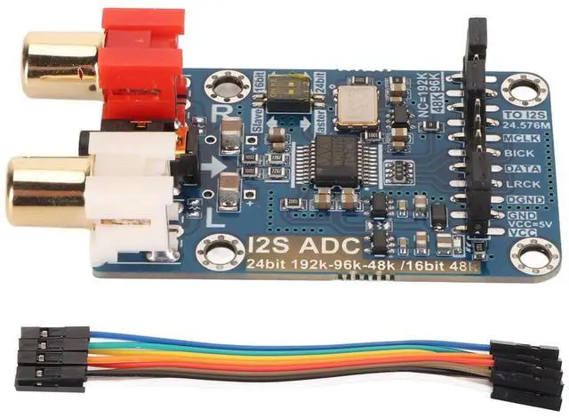 Alt view image 4 of 5 - Audio Capture Card Module, I2S ADC Audio I2S Capture Card Module Master Slave Mode Development Board Lossless Digital Audio I2S ADC Decoder