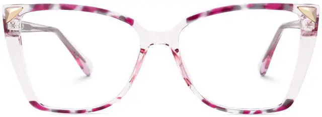 Main image of Zeelool Oversized Blue Light Glasses for Woman Pink Butterfly Eyeglasses Fashion Computer Eyewear Anti Eyestrain Shelia JGT345649-04B