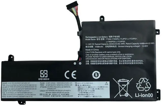 Alt view image 2 of 5 - Yafda L17C3PG2 Battery Compatible with Lenovo Legion Y7000 Y7000-1060 Y7000P Y530 Y530-15ICH Y540 Y730 Y740 Y740-15ICH Series Notebook L17M3PG2 L17M3PG1 L17C3PG1 L17L3PG1 L17M3PG3