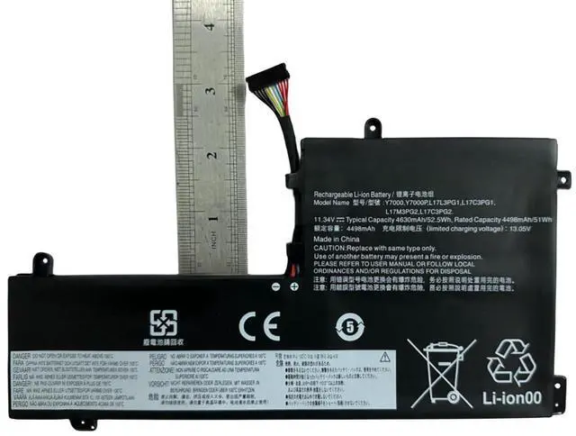 Alt view image 5 of 5 - Yafda L17C3PG2 Battery Compatible with Lenovo Legion Y7000 Y7000-1060 Y7000P Y530 Y530-15ICH Y540 Y730 Y740 Y740-15ICH Series Notebook L17M3PG2 L17M3PG1 L17C3PG1 L17L3PG1 L17M3PG3
