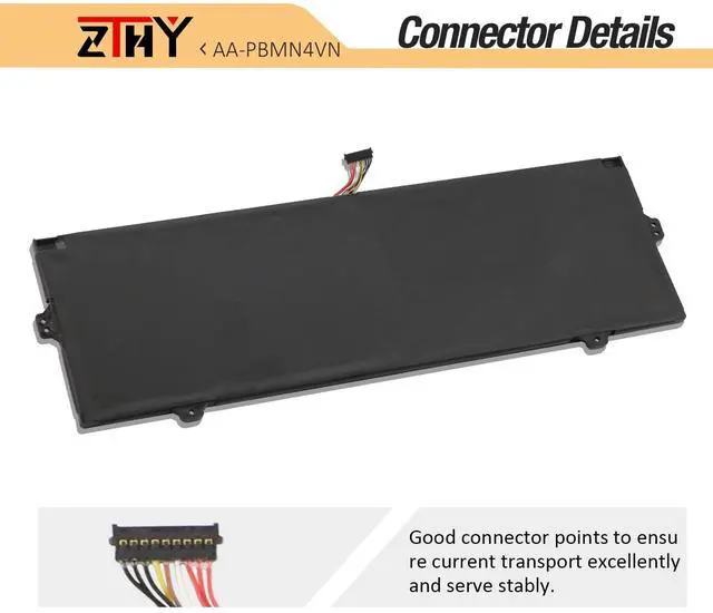 Alt view image 4 of 5 - AA-PBMN4VN Laptop Battery Compatible with Samsung Galaxy Book Pro 360 15 15.6"NP950XDB NP950XDB-KA1US NP950XDB-KB1US NP950XDB-KC5US NP950XDB-KC3US NP950QDB NP950QDB-KB1US NP950QED NP950QED-KB1US 68Wh