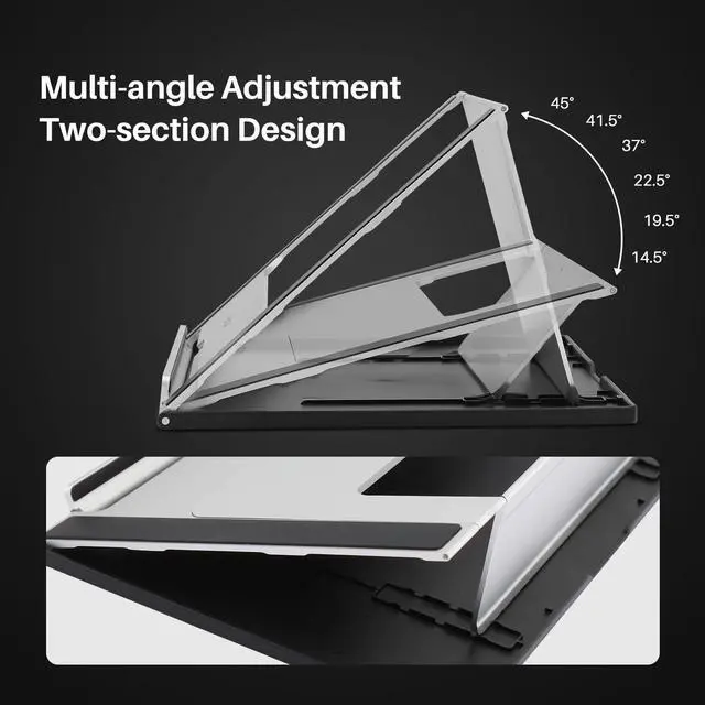 Alt view image 2 of 5 - HUION ST200 Adjustable Drawing Tablet Stand Laptop Stand for 10-16inch Laptop, Tablet, Drawing Monitor