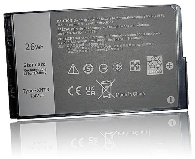 Main image of HCSK 7XNTR Laptop Battery Replacement for Dell Latitude 12 7202 7212 Rugged Extreme Tablet Series Notebook J7HTX 07XNTR FH8RW 0FH8RW 7.4V 26Wh 3420mAh