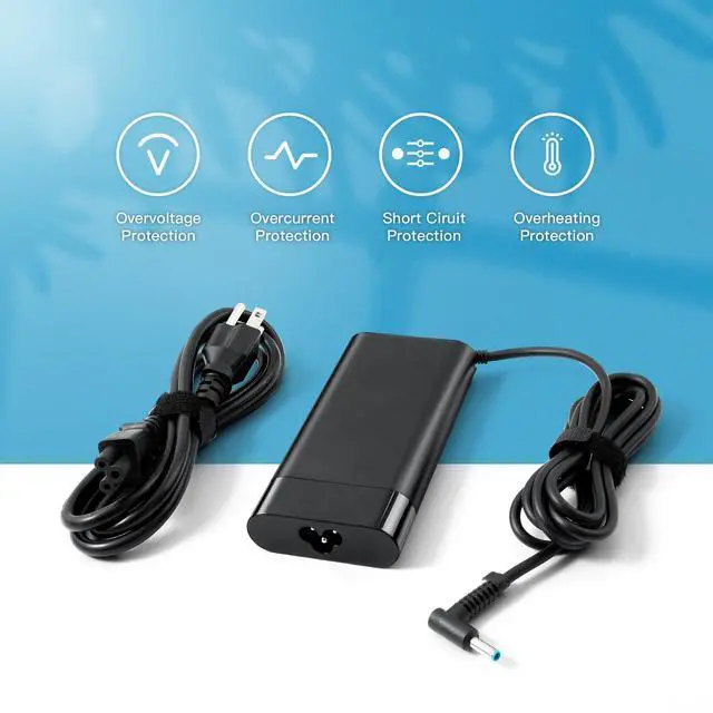 Alt view image 5 of 5 - 150W AC Charger for HP Laptop 917649-850 AC Adapter for Z Book 15 16 17 15u 15v G3 G4 G5 G6 G7 G8 G9 ZBook Studio G4 G5 G7 G8 G9 OMEN Pavilion Gaming 15 17 Laptop Power Supply Cord 150 watt