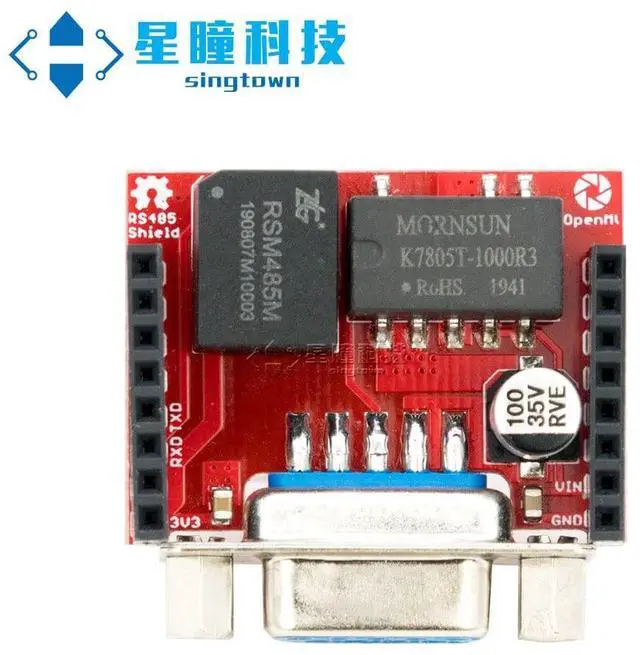 Alt view image 3 of 5 - OpenMV RS485 Shield, SingTown, PLC ModBus Communication Uart Serial Port, Apply to OpenMV Cam H7 Plus, OpenMV Cam H7, OpenMV Cam M7, OpenMV Cam H7 R2