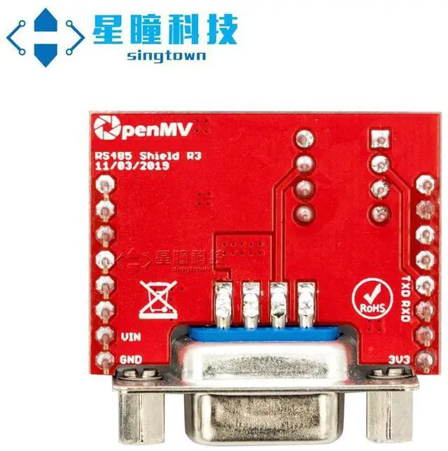 Alt view image 4 of 5 - OpenMV RS485 Shield, SingTown, PLC ModBus Communication Uart Serial Port, Apply to OpenMV Cam H7 Plus, OpenMV Cam H7, OpenMV Cam M7, OpenMV Cam H7 R2