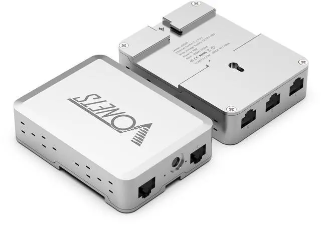 Main image of Vonets VS500 5 Ports Gigabit Industrial Ethernet Switch, RJ45, 4x10/100/1000Mbps + 1 Uplink, Aluminum Alloy Case, Compatible with Camera, Server, Printer, Computer