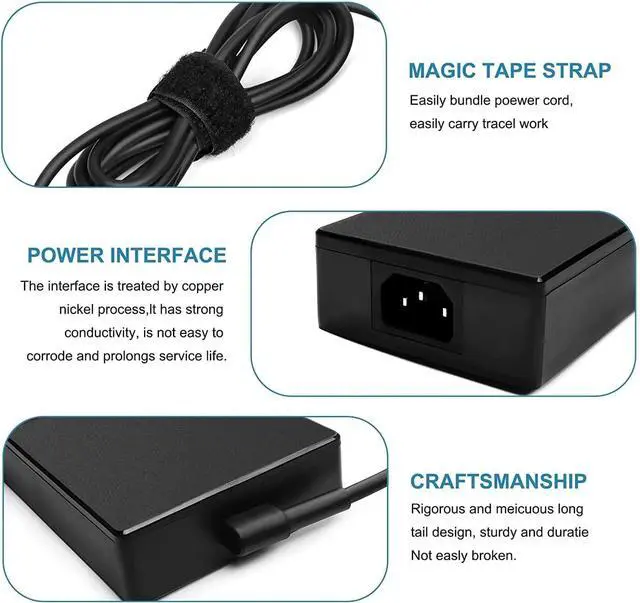 Alt view image 4 of 5 - 240W Zephyrus Charger Fit for ASUS Zephyrus S17 GX701 GX701G GX701GX GX701GW GX701GV GX701GVR GX701LV GX701LXS GX701LWS ADP-240EB B Power Adapter