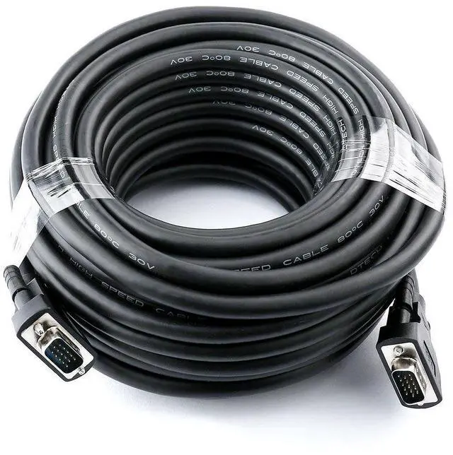 Main image of DTech 50 Feet VGA Monitor Cable Male to Male Cord 1080p High Resolution (15m)