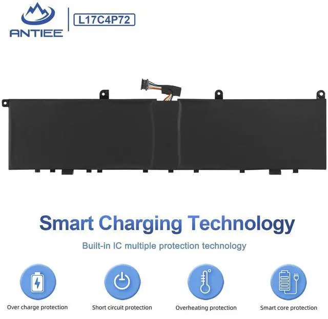 Alt view image 5 of 5 - L17C4P72 80Wh Laptop Battery for Lenovo ThinkPad X1 Extreme 1st Gen/2nd Gen ThinkPad P1 1st Gen/P1 Gen 2 Series L17M4P72 L18M4P71 01AY968 01AY969 01YU911 SB10S57317 SB10Q76929 SB10Q76928 15.36V