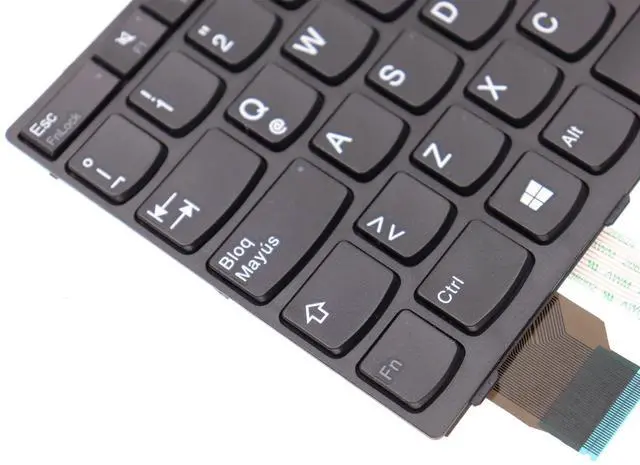 Alt view image 4 of 5 - LeFix Latin Spanish Keyboard Non-Backlit Replacement Compatible with Lenovo Thinkpad X280 X390 X395|L13 L13 Yoga|A285,01YP003