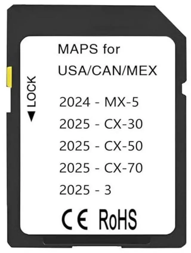 Alt view image 3 of 5 - 2025 Latest Navigation Memory Card Compatible with 2024-MX-5, 2025-CX-30, 2025-CX-50, 2025-CX-70, 2025-3 (Ceypec-04)