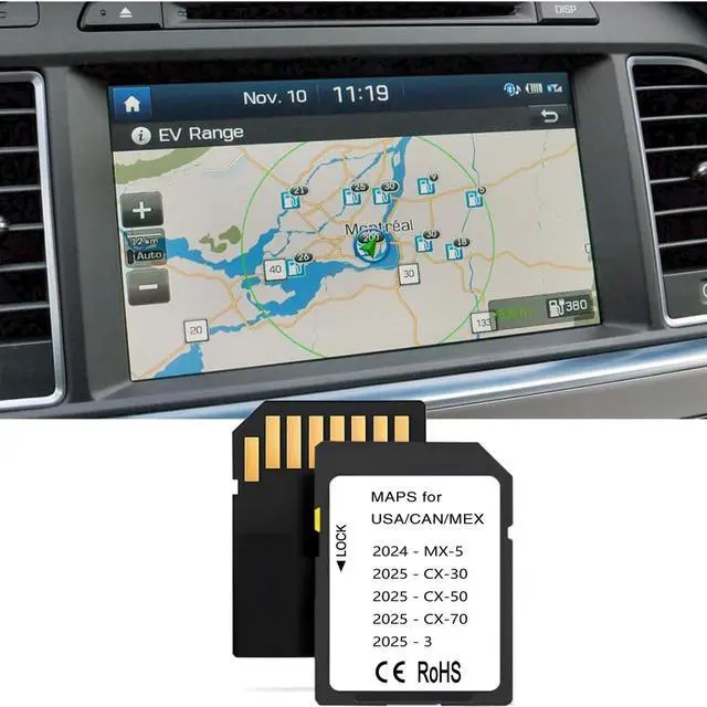 Alt view image 5 of 5 - 2025 Latest Navigation Memory Card Compatible with 2024-MX-5, 2025-CX-30, 2025-CX-50, 2025-CX-70, 2025-3 (Ceypec-04)