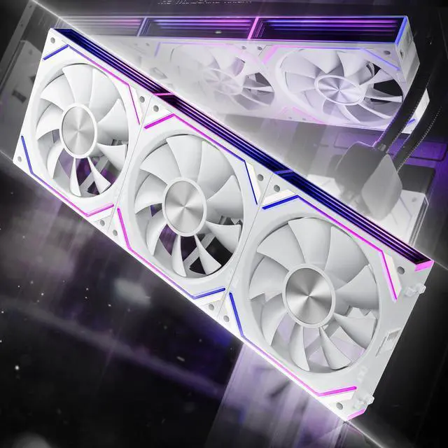 Main image of Asiahorse Dawn 120mm Case Fan, ARGB PWM 1850RPM/71CFM Airflow, Forward & Reverse Blade Design, Low Noise, Precision HDB Bearings High Performance UNI PC Fan Modular Daisy Chain