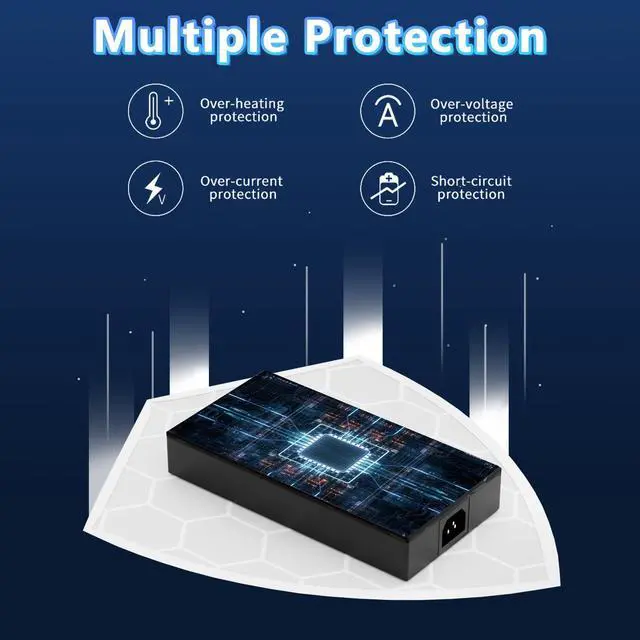 Alt view image 4 of 5 - GKLSPL 330W A21-330P1A Charger Compatible with Asus Strix G16 G18 G614JZR G814 G814JIR G814JVR G814JZR Rog Strix Scar 16 17 18 G634 G634J G634JZ G634JY G733 G834 G834JY G834J (2022-2024)