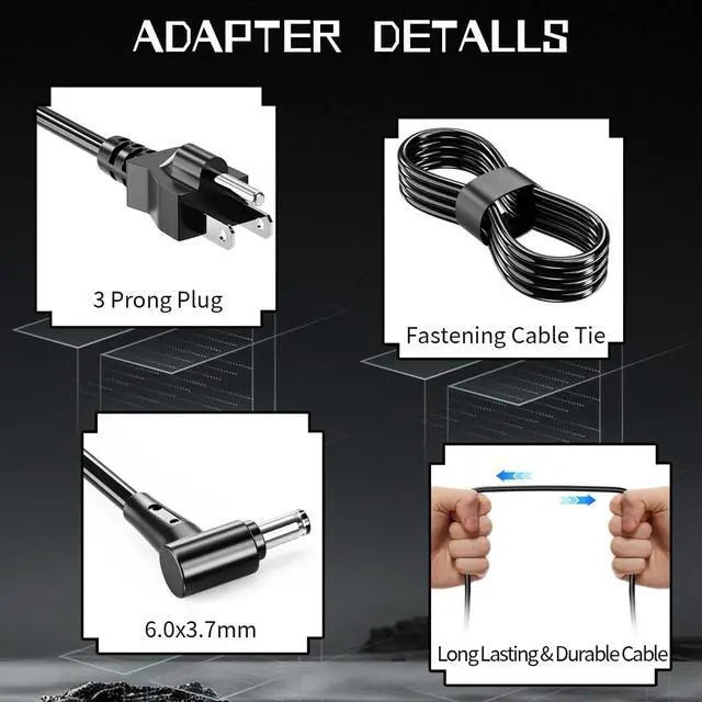 Alt view image 5 of 5 - 280W 20V 14A Laptop Charger for ASUS ROG Strix G513R G513Q G713R G713Q Scar G15 G16 G17 G18 15 17 G532L G533Z G732L G733Z Hero Scar III G731G G703G G531G Power Adapter