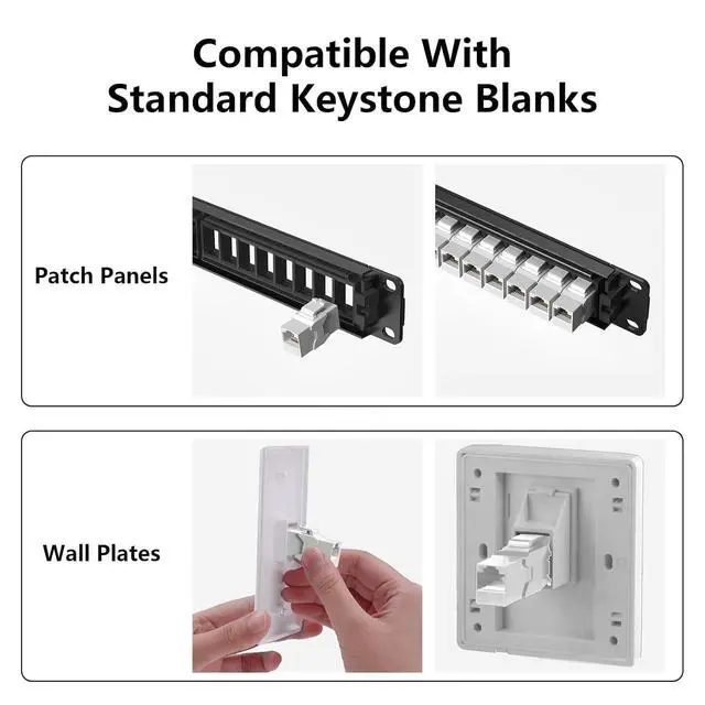 Alt view image 5 of 5 - 25-Pack CAT6 Inline Coupler  RJ45 to RJ45 Connector, Straight Through, White | High-Speed Ethernet Keystone Coupler for Patch Cables