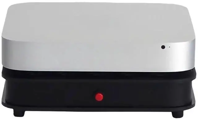 Alt view image 2 of 5 - Mac mini Mount, Mini Cooling Fan Design, Super Strong Wind Modification Chassis, Equipped with 5.5 Inches Silent Fan for Heat Sink, & USB Powered Supply, Black Shell