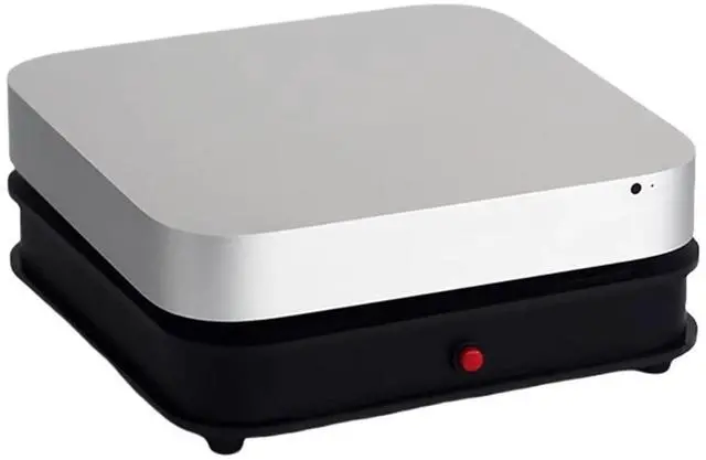 Alt view image 3 of 5 - Mac mini Mount, Mini Cooling Fan Design, Super Strong Wind Modification Chassis, Equipped with 5.5 Inches Silent Fan for Heat Sink, & USB Powered Supply, Black Shell