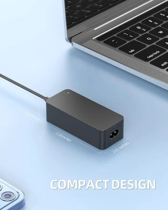 Alt view image 5 of 5 - AC Charger Fit for Acer A13-045N2A, Chromebook 14 15 11 N16P1 N15Q9 N16Q9 CB3-431 CB5-531 CB3-431-C5FM CB5-132T CB3-431-C3WS CB3-431-C0AK CB3-431-C5EX Laptop Adapter Power Supply Cord