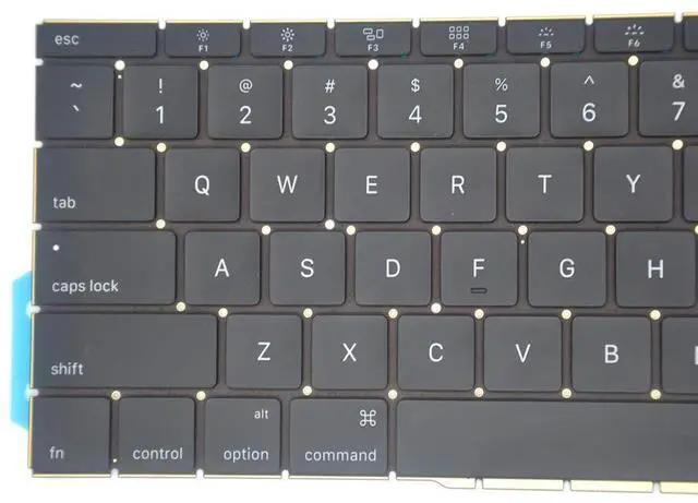 Alt view image 3 of 5 - Pardarsey Replacement US Layout Keyboard Compatible with MacBook Pro 13" inch A1708 Without touchpad bar MacBookPro14,1 MacBookPro13,1 A1708 Late 2016 mid 2017 with 80 PCE Screws+Screwdriver