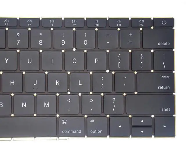 Alt view image 4 of 5 - Pardarsey Replacement US Layout Keyboard Compatible with MacBook Pro 13" inch A1708 Without touchpad bar MacBookPro14,1 MacBookPro13,1 A1708 Late 2016 mid 2017 with 80 PCE Screws+Screwdriver