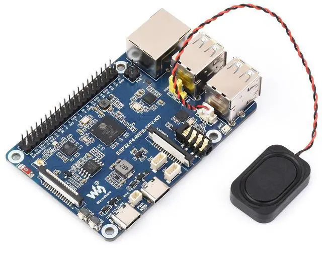 Main image of ESP32-P4-WIFI6 Dev Kit Based on ESP32-P4 and ESP32-C6, Support Wi-Fi 6 & BLE 5, Onboard MIPI-CSI, MIPI-DSI, USB 2.0 OTG, Ethernet, SDIO 3.0 TF Card Slot, PoE Module Header, Microphone, etc.