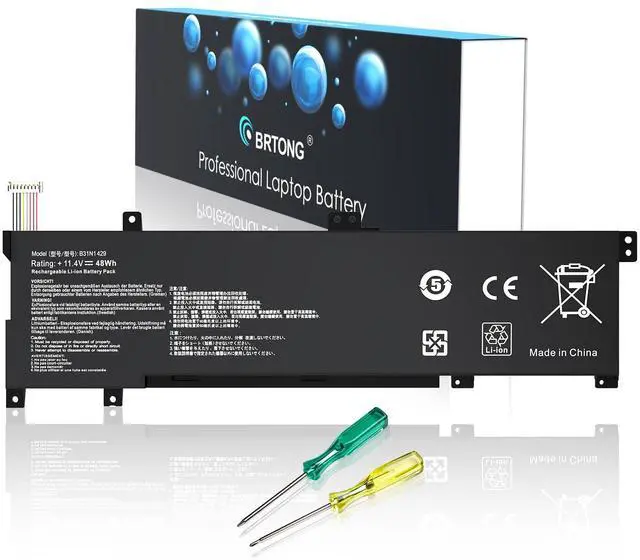 Main image of BRTONG B31N1429 Laptop Battery Replacement for ASUS A501L A501LB A501LX K501L K501LB K501LX K501LX-NH52 K501U K501UB K501UX K501UW K501UX-AH71 K501LX-NB52 11.4V 48Wh