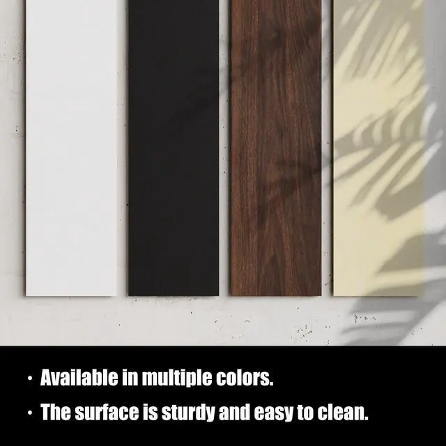 Alt view image 5 of 5 - FENSULN DualTier Monitor Stand for Modern Desk Setup  Minimalist Wooden and Metal Riser Shelf with Transparent Acrylic Feet for Dual Monitors, Laptops, Home Office AestheticWhite