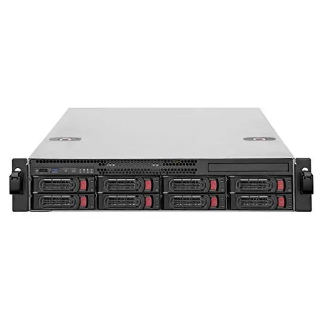 Main image of SilverStone Technology RM22-308 Silverstone 2U 8-Bay 2.5" / 3.5" HDD/SSD rackmount Storage Chassis with Mini-SAS HD SFF-8643 12 Gb/s Interface