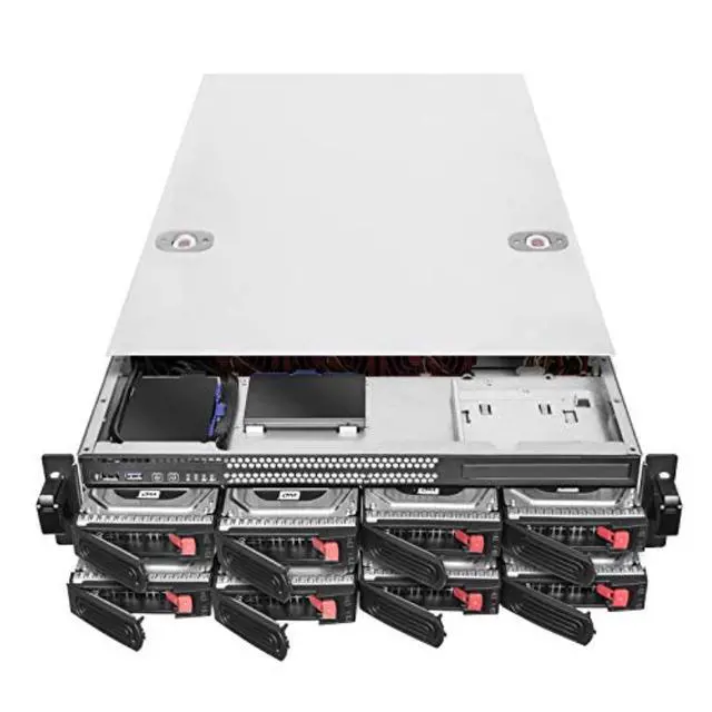 Alt view image 3 of 5 - SilverStone Technology RM22-308 Silverstone 2U 8-Bay 2.5" / 3.5" HDD/SSD rackmount Storage Chassis with Mini-SAS HD SFF-8643 12 Gb/s Interface