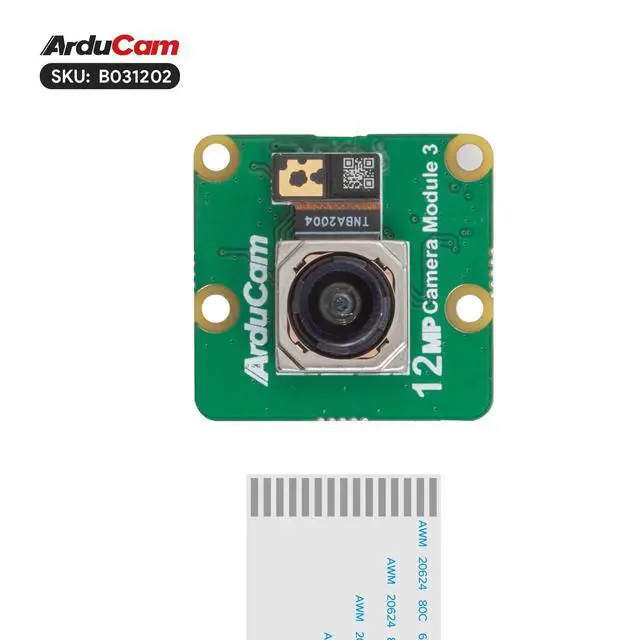 Alt view image 4 of 5 - Arducam for Raspberry Pi Camera Module 3, 12MP IMX708 120°(D) Wide Angle Pi Camera V3