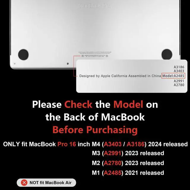 Alt view image 2 of 5 - MEEgoodo Case for M4 MacBook Pro 16 inch Case 2024 2023 2021, Fit Model A3403/A3186/A2991/A2780/A2485 M3 M2 M1 Pro/Max Chip, Laptop Hard Shell Cases with Keyboard & Camera Cover, Groovy Flower