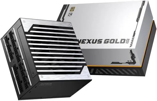Main image of GOLDEN FIELD Nexus Gold 1050W Full Modular Power Supply, 80Plus Gold with ATX3.1 & PCIe 5.1 Certified, 105°C-Rated Japanese Capacitors, Native 12V-2x6, LLC+DC-DC+Active PFC, 5-Year Warranty