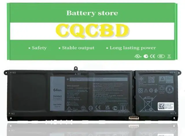 Main image of CQCQ TN70C XDY9K N9XX1 V6W33 Battery for DELL inspiron 15 5518 5418 5415 5515 7415 5310 3515 3511 5510 5410 3510 for DELL Vostro 5510 5410 3510 3515 3511 for DELL Latitude 3320 3520 3420 (15.2V 64Wh)