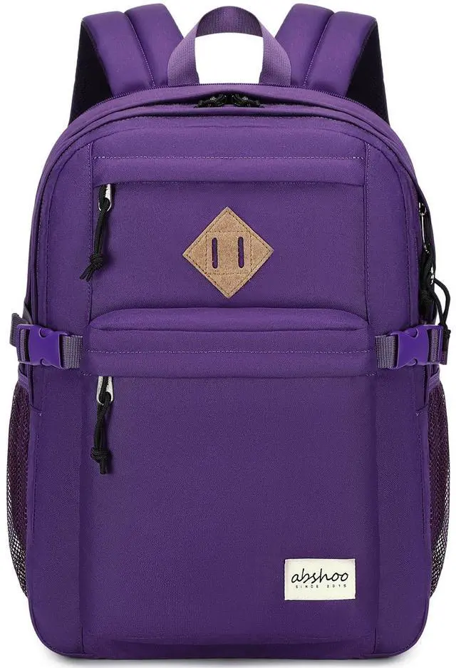 Main image of abshoo 29L Backpack for School College Bookbag Middle High School Backpacks Casual Daypack Travel Backpack (Purple)