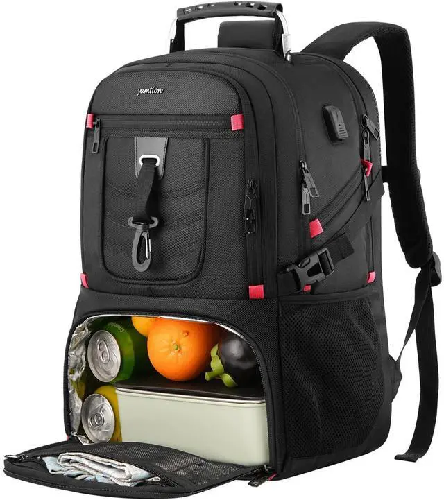 Main image of YAMTION 17.3 Inch Laptop Insulated Backpacks with Cooler Compartment,Men Work Cooler Backpack Insulated Lunch Bag for Teens Boys with Charging Port for Gym College Travel