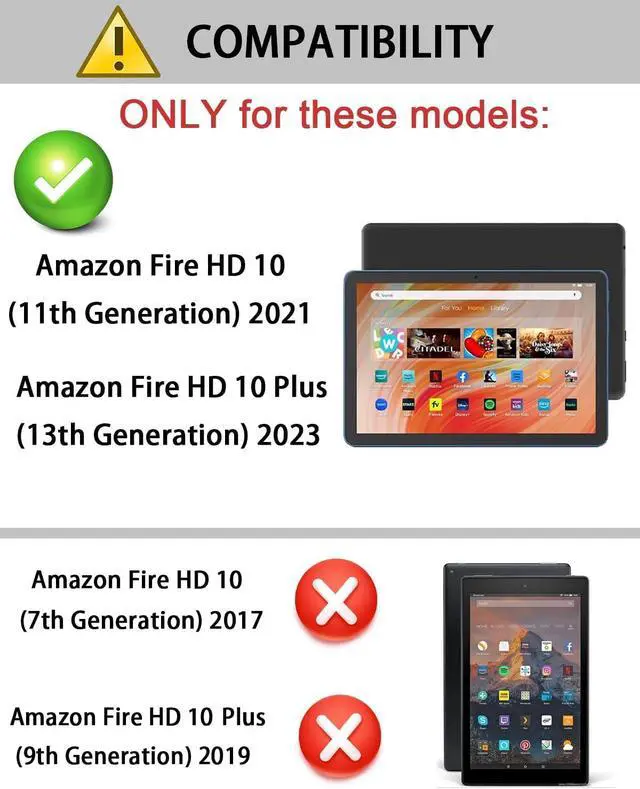 Alt view image 3 of 5 - SAMTUNK for Amazon Fire HD 10/10 Plus Case with Keyboard (11th/13th Generation, 10.1 inch) - Rainbow Backlit Keyboard Case - Built in Pencil Holder with Mouse - Pink