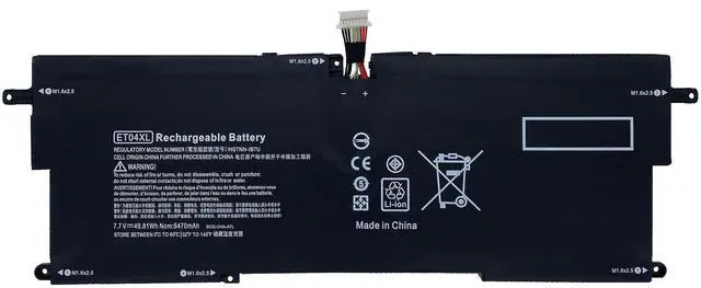 Main image of YXKC ET04XL 49.81Wh Replacement Laptop Battery Compatible with HP EliteBook X360 1020 G2 Notebook Battery 915030-171 915191-855 915030-1C1 ET04049XL HSN-I09C HSTNN-IB7U