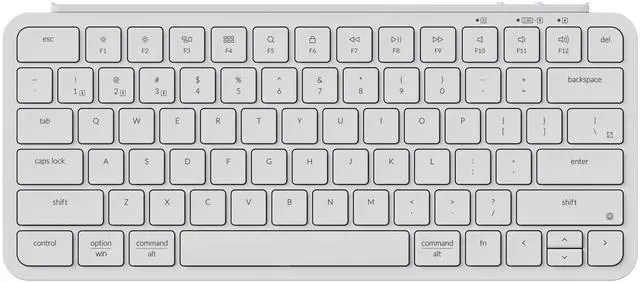 Main image of Keychron B1 Pro Ultra-Slim Wireless ZMK Custom Keyboard, Programmable Bluetooth/2.4 G/Wired Lightweight with 1200-Hour Long Battery Life Quiet Key for Mac/Windows - Ivory White