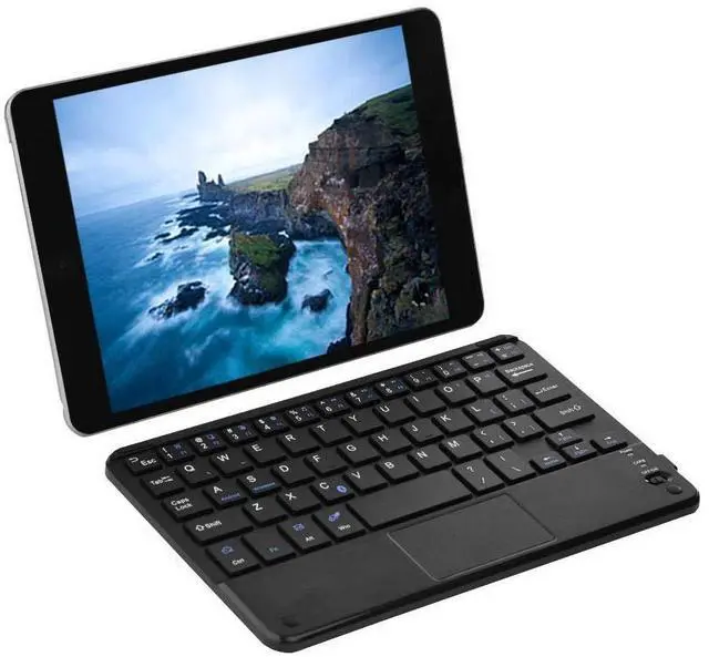Main image of EBTOOLS Ultra Slim Bluetooth Keyboard, Mini Portable Bluetooth3.0 Keyboard with Touchpad, Compatible with Android/Windows System, for PC/Tablet/Computer/Smart Phone