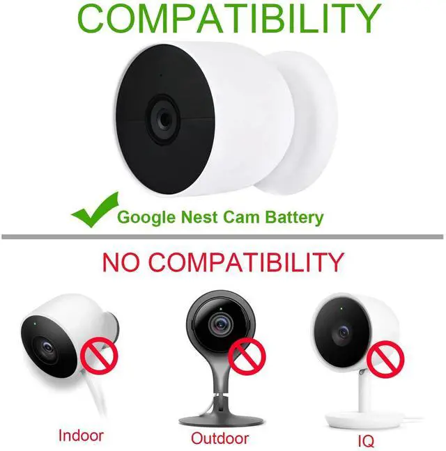 Alt view image 4 of 4 - Power Cord for Google Nest Cam (Battery) Only, Weatherproof Charging Cable - 32.8ft