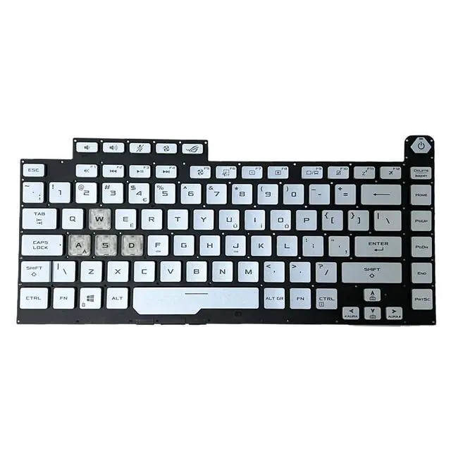 Alt view image 4 of 5 - HSSDTECH US Blue Backlight Backlit Keyboard Replacement for Asus Rog Strix G531GT G531GU G531GD G531GW G531GV