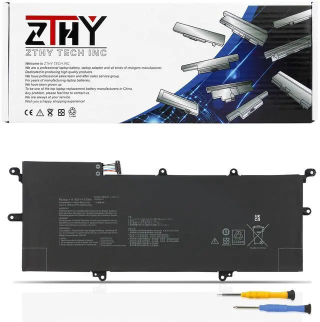 Main image of C31N1714 Laptop Battery Replacement for Asus ZenBook Flip 14 UX461 UX461U UX461UA UX461UN UX461F UX461FA UX461FN UX461UA-1A UX461UA-E1072T UX461UN-1C UX461UN-E1008T UX461FA-E1094T C31PQ9H 11.55V 57Wh