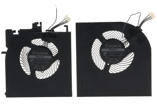 Main image of Replacement CPU+GPU Cooling Fan for Lenovo Thinkpad P52 01HY786 01HY785 MG75090V1-C190-S9A MG75090V1-C181-S9A