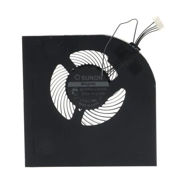 Alt view image 5 of 5 - Replacement CPU+GPU Cooling Fan for Lenovo Thinkpad P52 01HY786 01HY785 MG75090V1-C190-S9A MG75090V1-C181-S9A